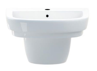 روشویی گاتریا 60 به همراه نیم پایه + فنر